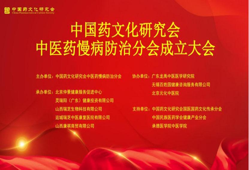 中国药文化研究会中医药慢病防治分会成立大会
